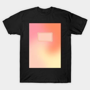 Back to School Pink and Coral Gradient T-Shirt